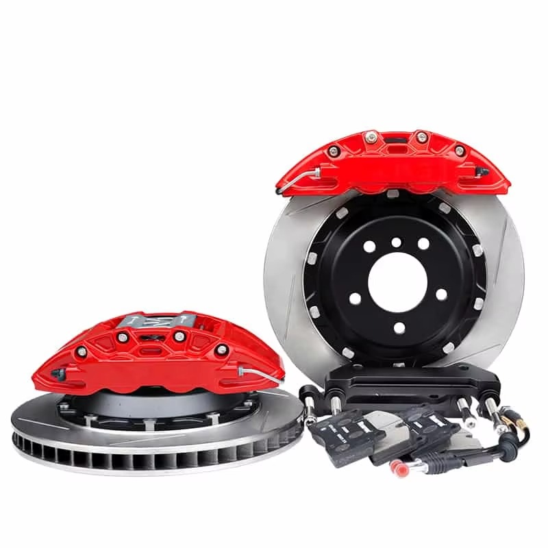 Forged Front Brake Caliper 4 Piston - SWFオートブレーキ フロント鍛造4ピストンブレーキキャリパー TJR4 ビッグブレーキキット 新品 1年保証